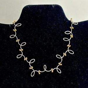 Lacy Silvertone Choker
